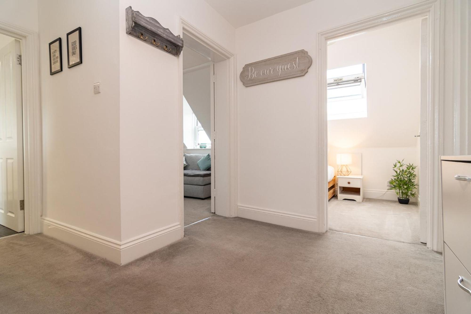 Light Airy 3 Bed Town Cntr Flat 700M To The Beach Bournemouth Exterior foto